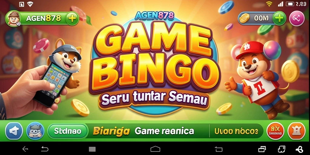 Tangkapan layar AGEN878 menampilkan gameplay Bingo yang seru dan interaktif.