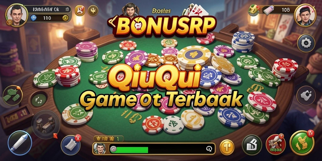 Tangkapan layar BONUSRP menampilkan aksi seru permainan QiuQiu.