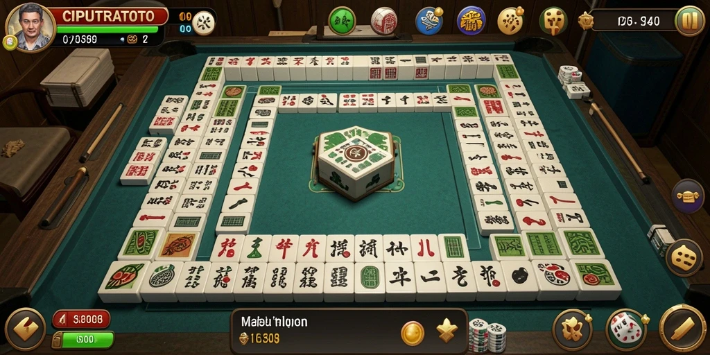 Gameplay seru CIPUTRATOTO dengan ubin Mahjong yang menantang.
