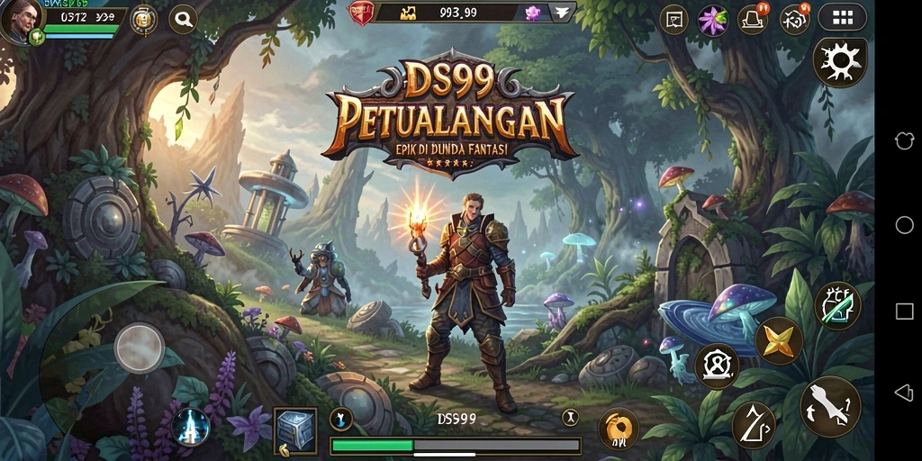 Tangkapan layar DS99 menampilkan aksi seru dalam petualangan.