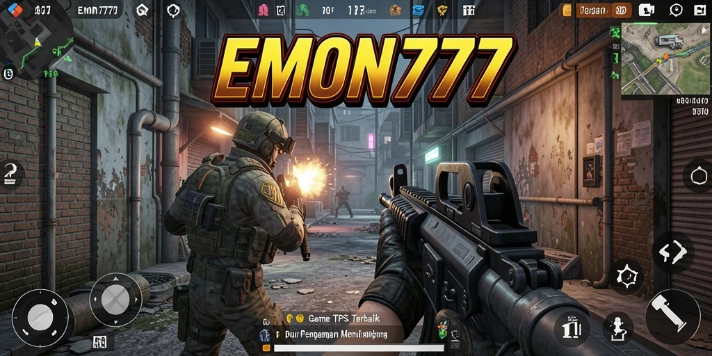 Screenshot dari gameplay EMON777 yang menegangkan dan dinamis.