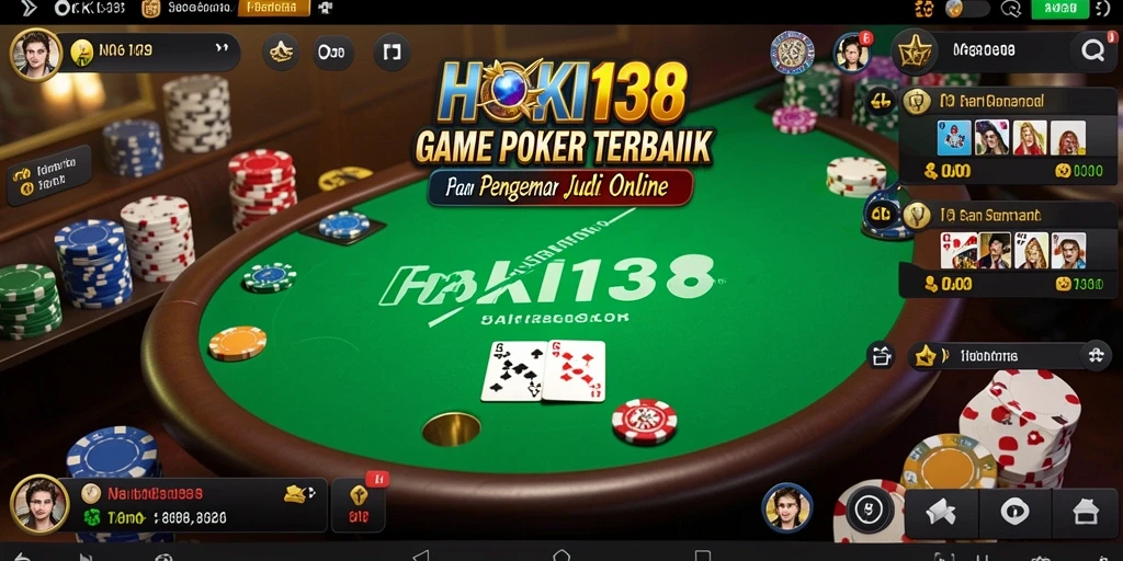 Tampilan menarik HOKI138 dengan gameplay poker yang mendebarkan.