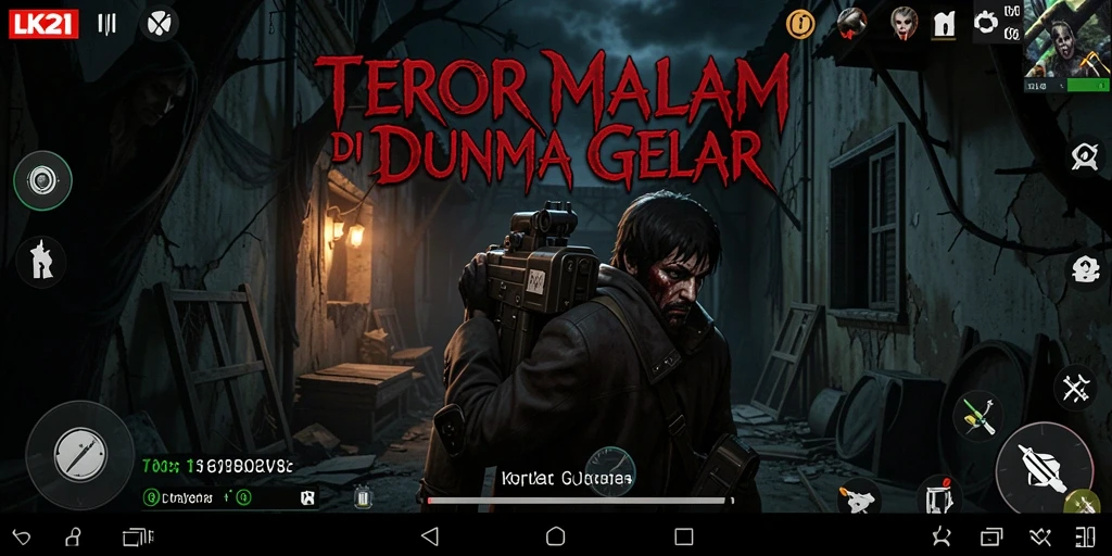 Tangkapan layar menampilkan momen mencekam saat menjelajahi kegelapan.