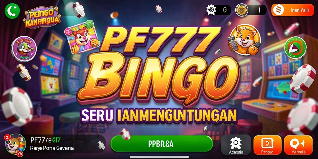 Screenshot menarik dari gameplay Bingo di PF777.