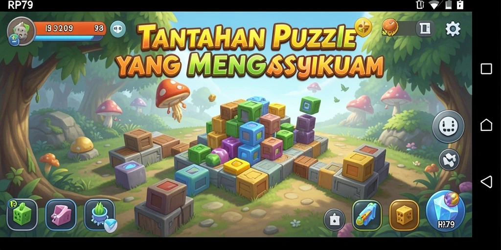 Tampilan gameplay RP79 yang menarik dan penuh warna.