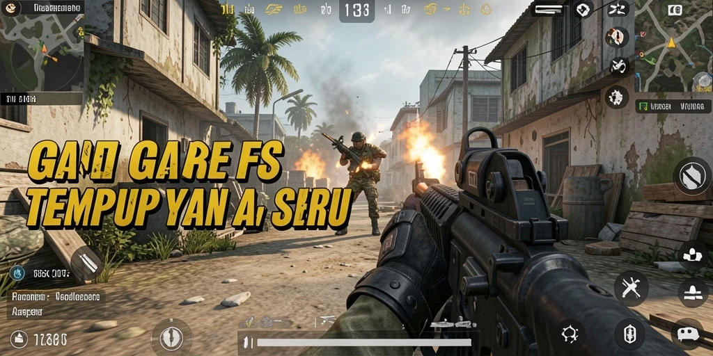Tampilan gameplay S13 dengan aksi tembak-menembak yang mendebarkan.