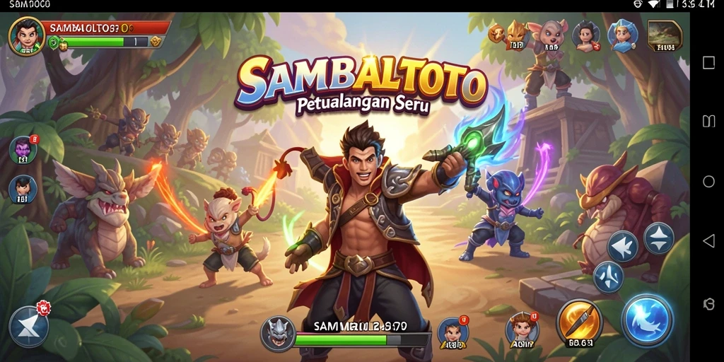Tampilan gameplay petualangan seru dalam SAMBALTOTO.