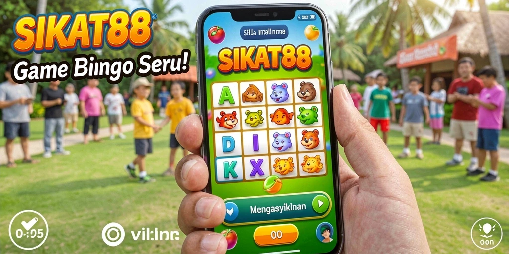 Tampilan gameplay Bingo yang seru dan mengasyikkan di SIKAT88.