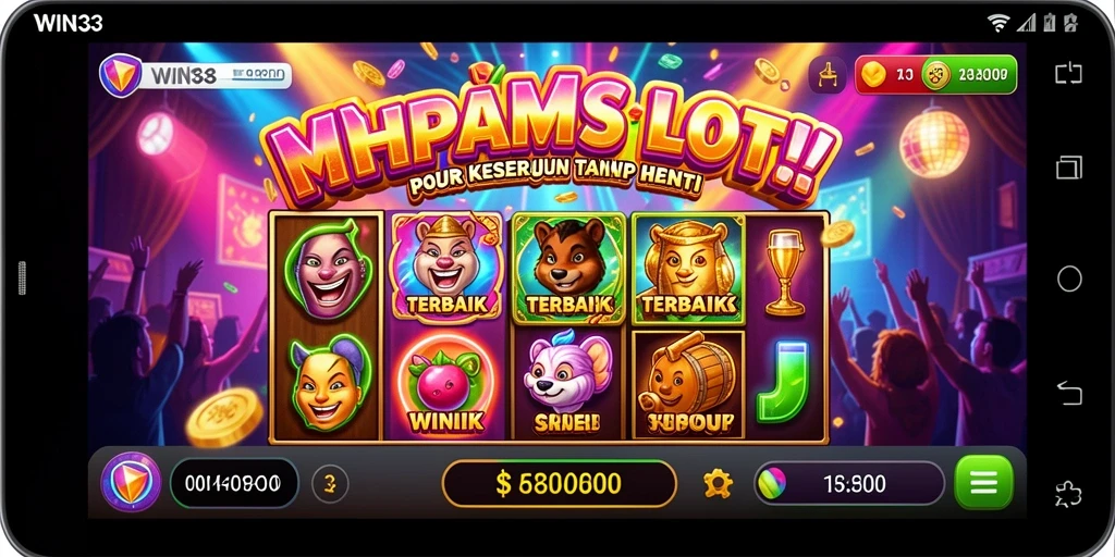Tampilan gameplay Slot WIN33 yang menegangkan dan menghibur.