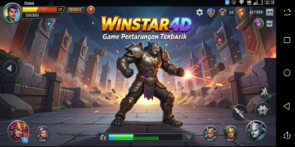 Tangkapan layar dari gameplay <strong>WINSTAR4D</strong> yang intens dan mendebarkan.